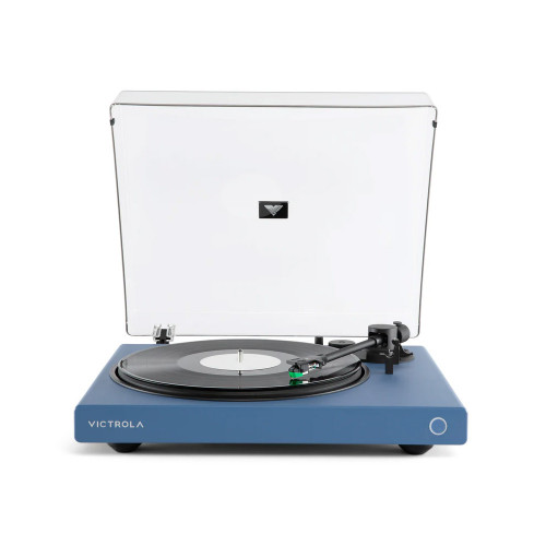 Програвач вінілових дисків Victrola Wave Bluetooth Turntable with Auracast Color: Matte Blue